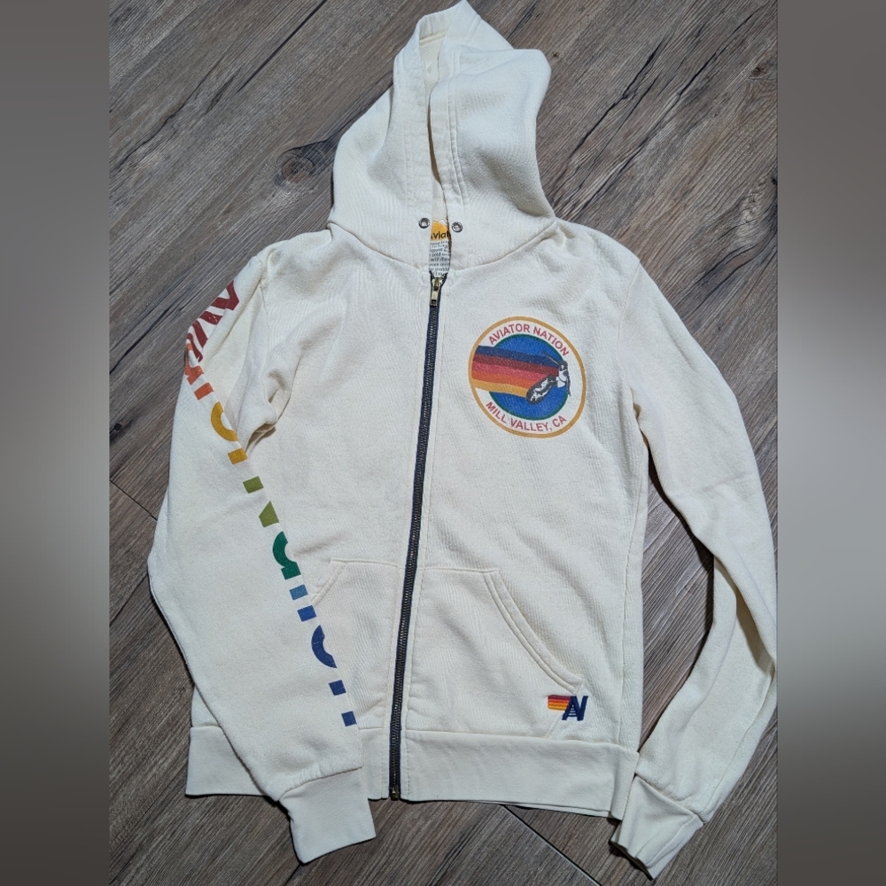 Aviator Nation Jacket Hoodie Size Xs